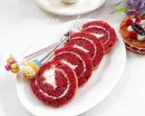 Foto langkah ke 15 dari resep Bolu Gulung Red Velvet Ekonomis.