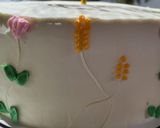 Foto del paso 1 de la receta: Torta de cumpleaños sin gluten con flores naturales💐