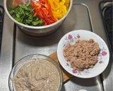Foto del paso 2 de la receta: Atún suave y jugoso en crema de champiñones