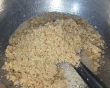 A picture of step 4 of Panchdhari ladoos.