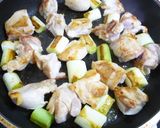 A picture of step 6 of ★Lazy Yakitori★ No Skewers! Chicken Thighs and Scallions.