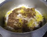 A picture of step 8 of Beef Biryani.