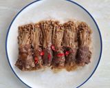 Foto langkah ke 6 dari resep Enoki Beef Roll Saus Teriyaki.