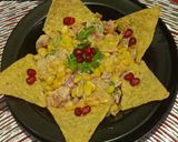A picture of step 5 of Nachos Chaat.