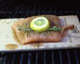 A picture of step 6 of Grilled "Planked" Salmon with Peach - Mango Salsa.