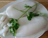 Foto del paso 5 de la receta Sepia con espárragos y brócoli confitados