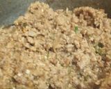 A picture of step 3 of Dum qeema.