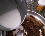 A picture of step 1 of Bourbon choco lava cake.