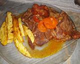 Foto del paso 2 de la receta: ❇️Bife a la criolla con 🍟🍟