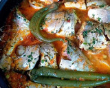 Foto del paso 9 de la receta: Cazuela de besugos marinados a la moruna con piparras