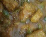A picture of step 7 of Babycorn manchurian.