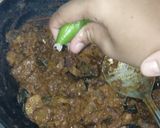 A picture of step 5 of Beef varattiyadhu.