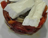 Foto del paso 6 de la receta: Revuelto de champiñones, pimiento y queso brie gratinado