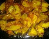 Aloo baigan ki bhujya recipe step 4 photo