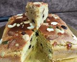 A picture of step 11 of Besan Banana Cake.