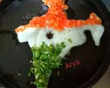A picture of step 2 of Tricolor Utpa.