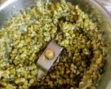 A picture of step 1 of Moong veggie chilla.