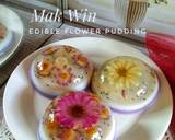 Cara Membuat Edible flower pudding 7