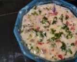 A picture of step 6 of Vegetables tadka raita.