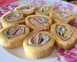 Foto del paso 6 de la receta: Pionono de crema de roquefort y pavo🌸