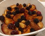 A picture of step 4 of Oven-Roasted Fruit.