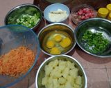 Foto langkah ke 3 dari resep Egg Caserolle isian Rougout ala saya.