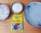 Hình bước làm 1 của món Rau câu DỪA