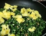 चॅाली बीन्स की सब्जी रेसिपी चरण 2 फोटो