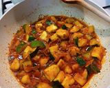 Cukkinis, fűszeres csirkemáj recept fázis 4 fotója