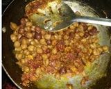 A picture of step 2 of Chevda Chana.