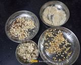 A picture of step 3 of Dhaniya Panjiri (Janmashtami Special).