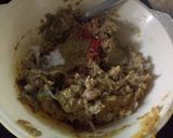 A picture of step 1 of Shami veg kabab.
