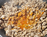 A picture of step 2 of Garlic Butter Ground Turkey and Cauliflower Skillet.
