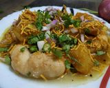 A picture of step 12 of Dahi vada aloo dum.