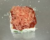 A picture of step 4 of Tri Colour Sandwich.