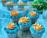 Gambar langkah 10 resipi Cupcake Oren Sunquick Santan Cream Cheese Frosting.