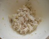 A picture of step 3 of Shrimp Steamed Dumplings with Maroni Noodles (No Wrapper).