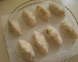A picture of step 4 of Shrimp Steamed Dumplings with Maroni Noodles (No Wrapper).