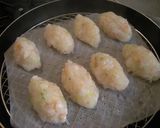 A picture of step 6 of Shrimp Steamed Dumplings with Maroni Noodles (No Wrapper).