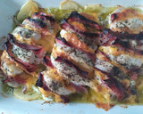 Foto del paso 5 de la receta: Pollo con bacon y queso