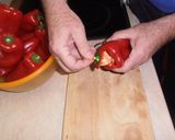 Φωτογραφία βήματος 4 της συνταγής Πάστα κόκκινης πιπεριάς. Συμπυκνωμένη, νόστιμη, αρωματική!