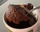 Foto del paso 5 de la receta: Brownie de plátano al microondas