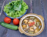 Hình bước làm 4 của món Mắm Linh Kho Tôm Thịt