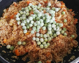 Foto del paso 4 de la receta: Pimientos verdes rellenos de quinoa y verduras