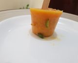 A picture of step 2 of Mango kulfi.