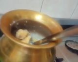 A picture of step 9 of King tender coconut brown rice sweet pongal.