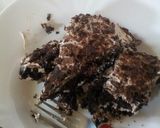 A picture of step 11 of Eggless chocolate cake#baking contest.