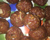 A picture of step 1 of Mutton kofta curry.