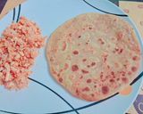 A picture of step 1 of Cheesy Namkeen paratha.