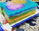Foto langkah ke 8 dari resep Puding busa panca warna.